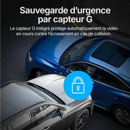 Dashcam 4K DX6 – Enregistrement Ultra HD avec caméras avant/arrière, vision nocturne et surveillance 24h/24